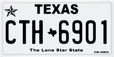 TX license plate CTH6901