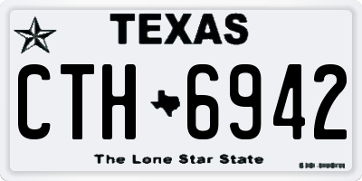 TX license plate CTH6942