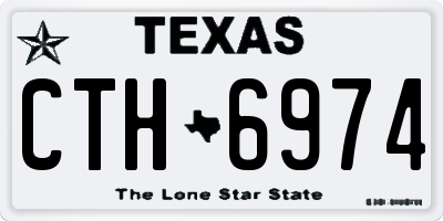 TX license plate CTH6974