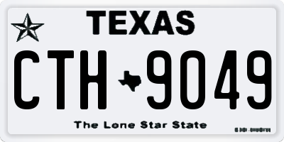 TX license plate CTH9049