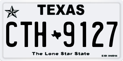 TX license plate CTH9127