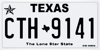 TX license plate CTH9141