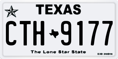 TX license plate CTH9177