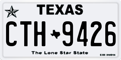 TX license plate CTH9426