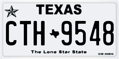 TX license plate CTH9548