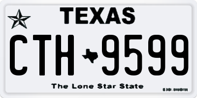 TX license plate CTH9599