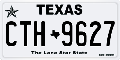 TX license plate CTH9627