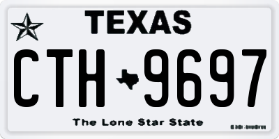 TX license plate CTH9697