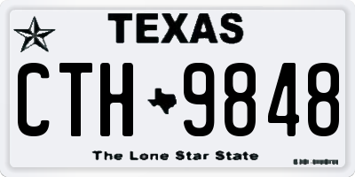 TX license plate CTH9848