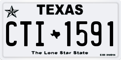 TX license plate CTI1591