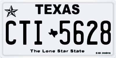 TX license plate CTI5628