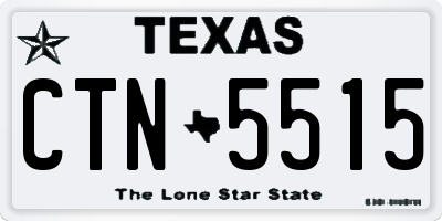 TX license plate CTN5515