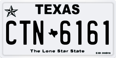 TX license plate CTN6161