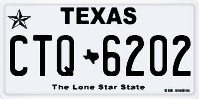 TX license plate CTQ6202