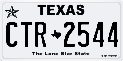 TX license plate CTR2544