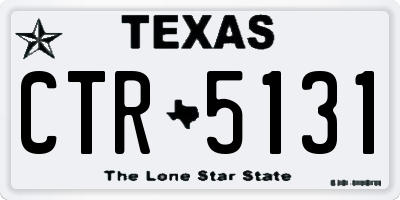 TX license plate CTR5131