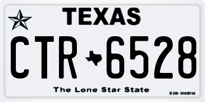 TX license plate CTR6528