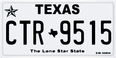 TX license plate CTR9515