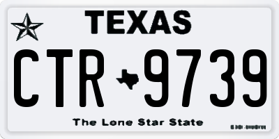 TX license plate CTR9739