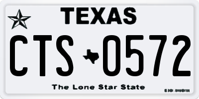 TX license plate CTS0572