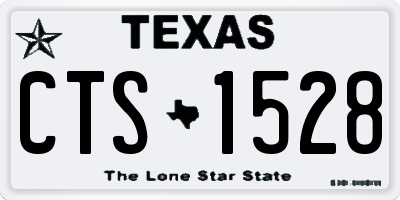 TX license plate CTS1528