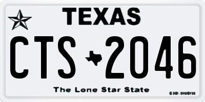 TX license plate CTS2046