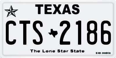 TX license plate CTS2186