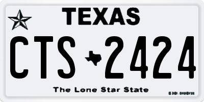TX license plate CTS2424