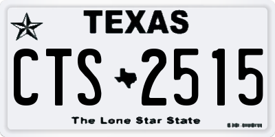 TX license plate CTS2515