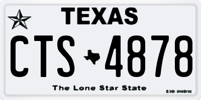 TX license plate CTS4878