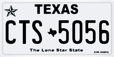 TX license plate CTS5056