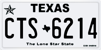 TX license plate CTS6214