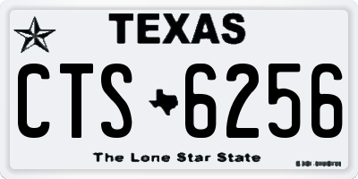 TX license plate CTS6256