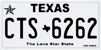 TX license plate CTS6262