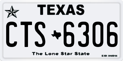 TX license plate CTS6306