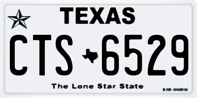 TX license plate CTS6529
