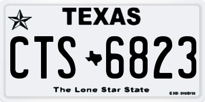 TX license plate CTS6823