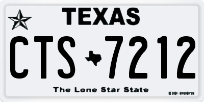 TX license plate CTS7212