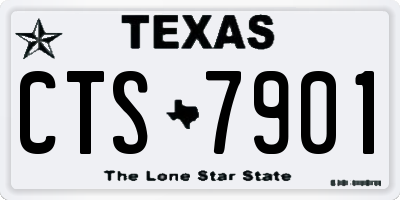 TX license plate CTS7901