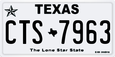TX license plate CTS7963