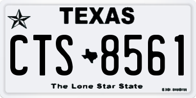 TX license plate CTS8561
