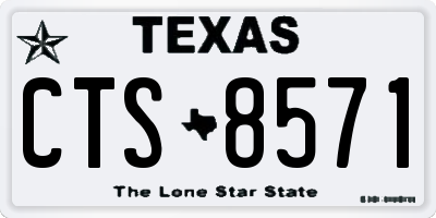 TX license plate CTS8571