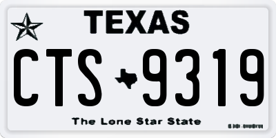TX license plate CTS9319
