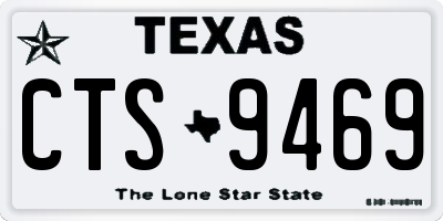 TX license plate CTS9469