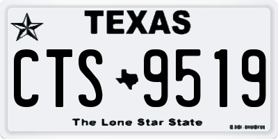 TX license plate CTS9519