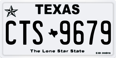 TX license plate CTS9679