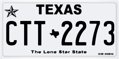 TX license plate CTT2273