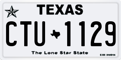 TX license plate CTU1129