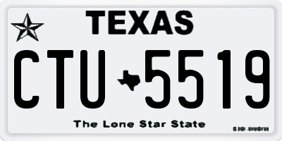 TX license plate CTU5519