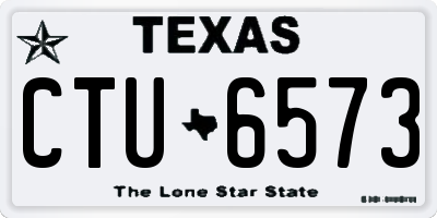 TX license plate CTU6573